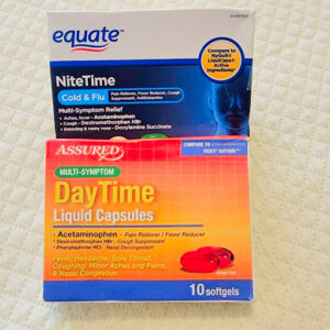 Daytime and nighttime cold medicine