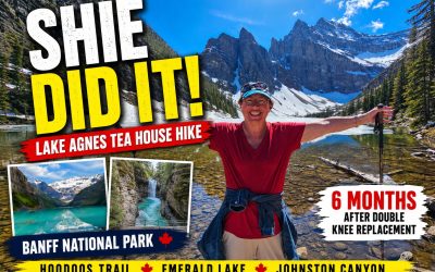 Nancy did the Lake Agnes Tea House Climb 6 Months after 2 Knee Replacements